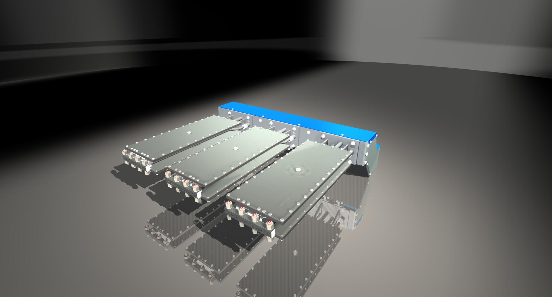 Rendering von Jerko Sprühköpfen